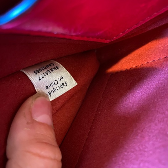 Authentic DVF Disco Soiree Leather Color Block Crossbody Mini Bag Purse - Picture 8 of 10